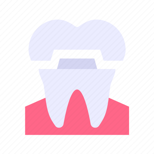 Dental crown, dentist, medical, teeth, tooth, ceramic, dentistry icon - Download on Iconfinder