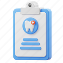 dental, report, dental report, tooth, dentist-report, dental-care, healthcare, clipboard, document 