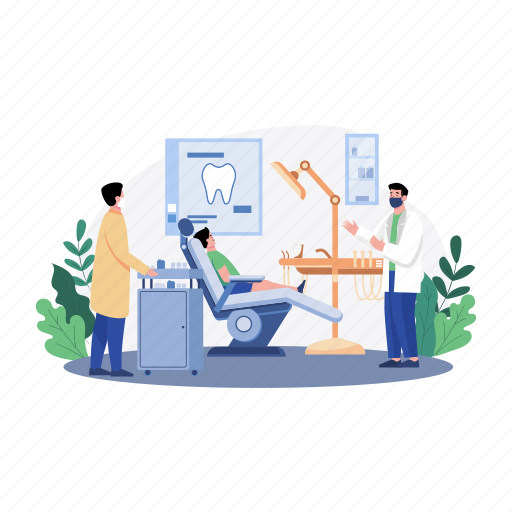Orthodontist, stomatologist, surgery, medic, tool, checkup, specialist illustration - Download on Iconfinder