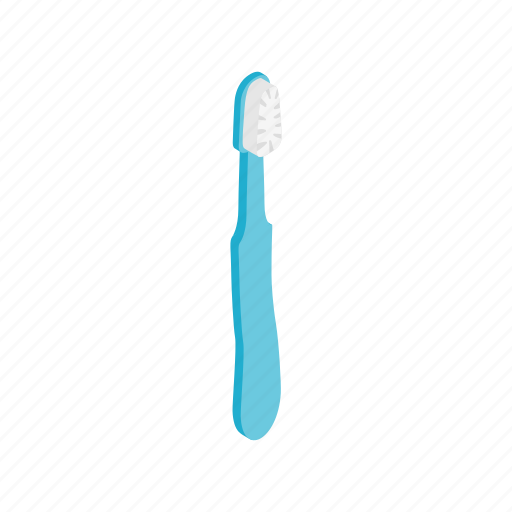 Care, dental, health, healthy, hygiene, isometric, toothbrush icon - Download on Iconfinder