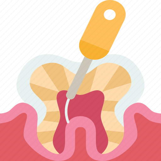 Root, canal, treatment, dental, relief icon - Download on Iconfinder