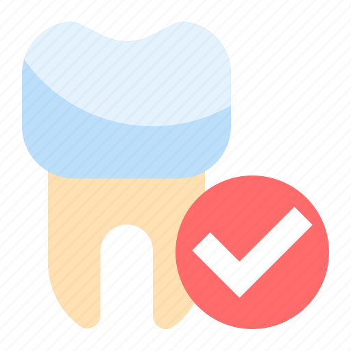 Checkmark, tooth, dental, dentist icon - Download on Iconfinder