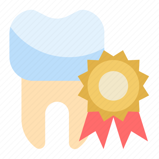 Dental, medal, prize, tooth icon - Download on Iconfinder