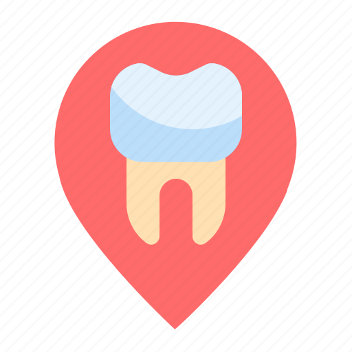 Clinic, dental, dentist, location icon - Download on Iconfinder