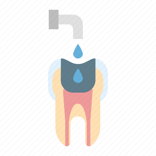 Dental, dentistry, irrigation, tooth, water icon - Download on Iconfinder