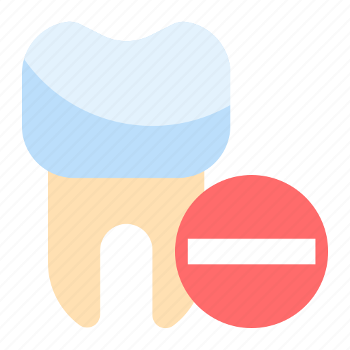Dental, minus, tooth icon - Download on Iconfinder