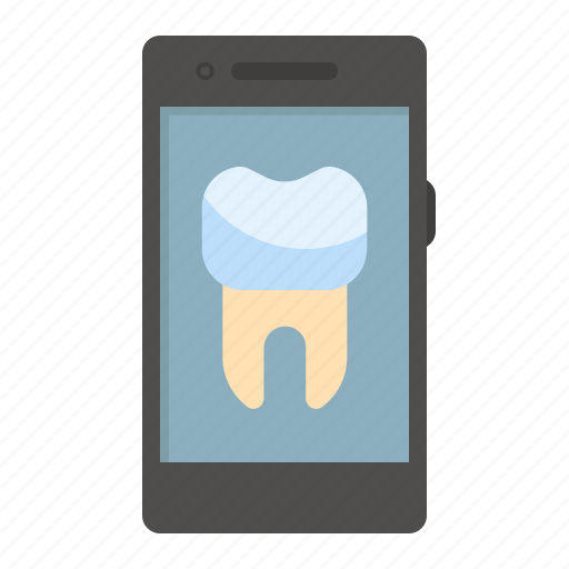 Application, dental, mobile, tooth icon - Download on Iconfinder