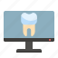 computer, dental, online, tooth 
