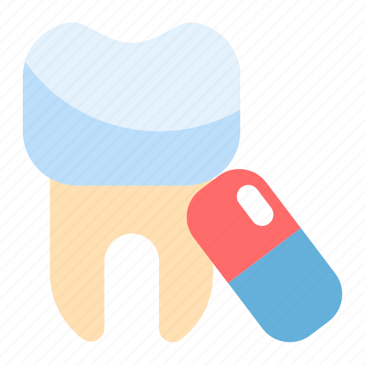 Dental, medicine, pill, tooth icon - Download on Iconfinder