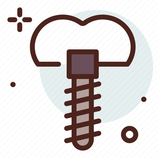 Dental, implant, dentist, dentistry icon - Download on Iconfinder