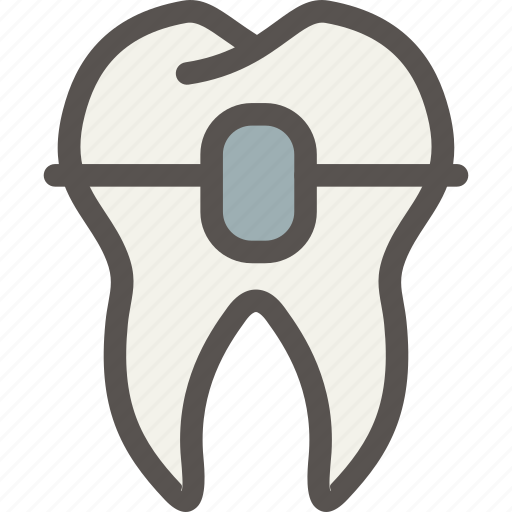 Brackets, dental, dentist, teeth, tooth icon - Download on Iconfinder