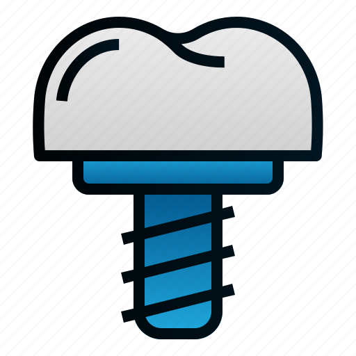 Dental, dentist, health, hospital, implant, tooth icon - Download on Iconfinder