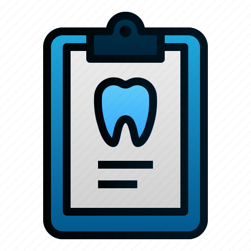 Clipboard, dental, dentist, health, hospital, report, teeth icon - Download on Iconfinder