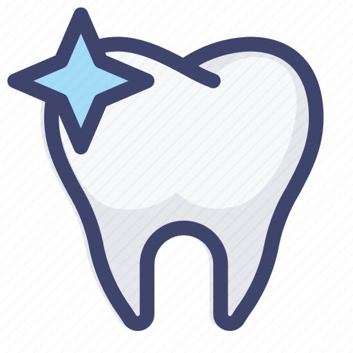 Dental, dentist, glow, hygiene, tooth icon - Download on Iconfinder