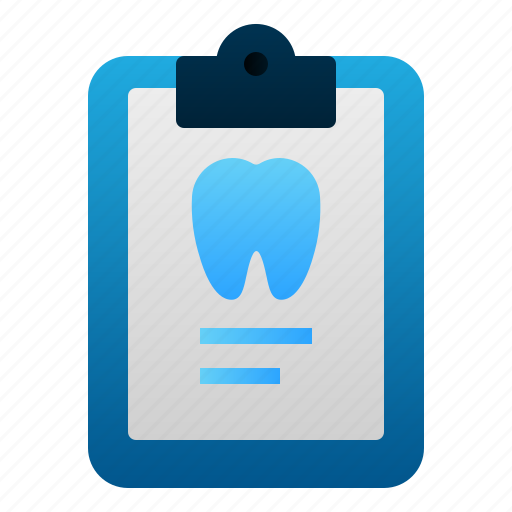 Clipboard, dental, dentist, doctor, health, report, teeth icon - Download on Iconfinder
