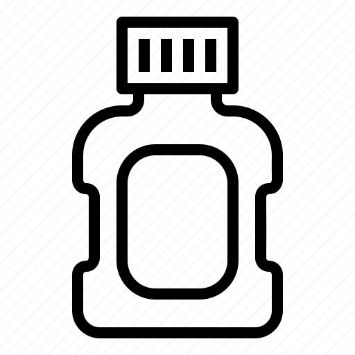 Bottle, dental, dentist, health, medicine, mouthwash icon - Download on Iconfinder