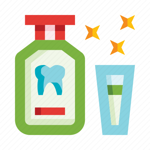 Mouthwash, dental care, oral hygiene, bottle icon - Download on Iconfinder