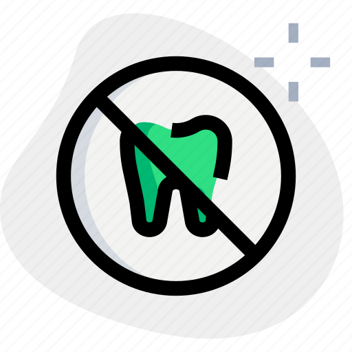 Banned, tooth, dental, forbidden icon - Download on Iconfinder