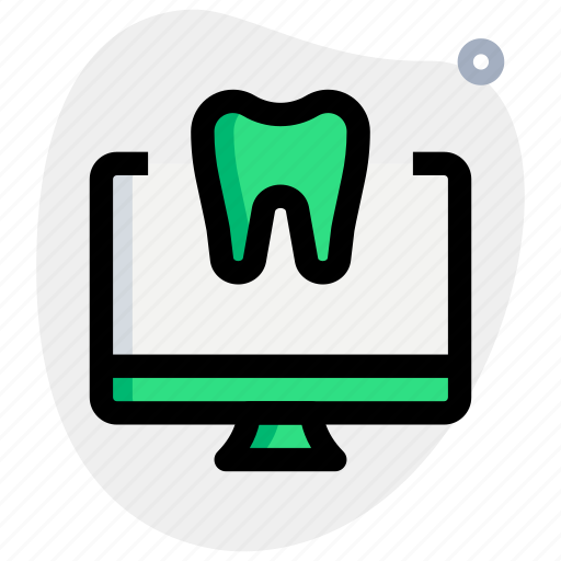 Tooth, desktop, dentist, screen icon - Download on Iconfinder