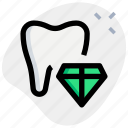 tooth, diamond, jewelry, dental