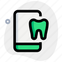 tooth, smartphone, device, dental