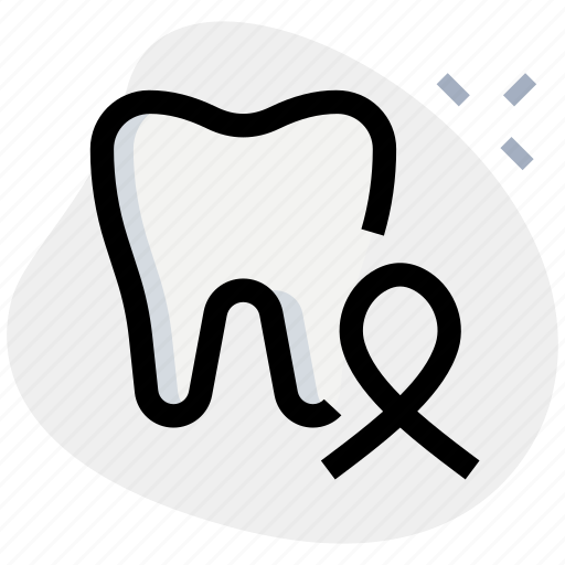Tooth, ribbon, medical, healthcare icon - Download on Iconfinder