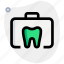 tooth, suitcase, briefcase, healthcare 