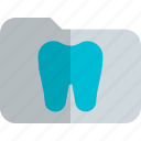 tooth, folder, document, health