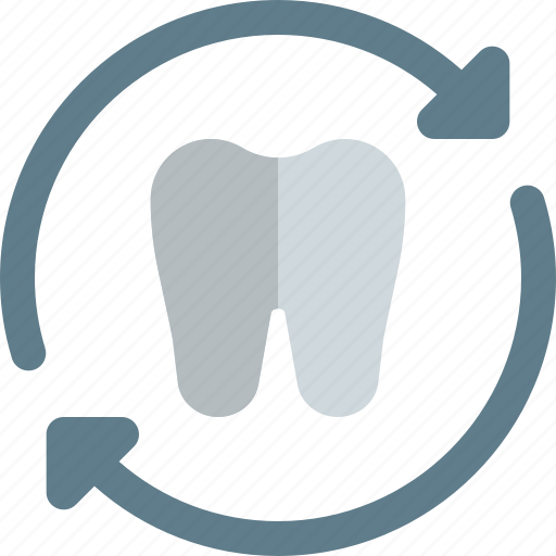 Tooth, refresh, sync, health icon - Download on Iconfinder
