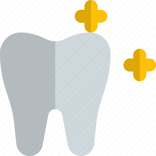 Tooth, whitening, healthy, plus icon - Download on Iconfinder