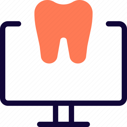 Tooth, monitor, medical, screen icon - Download on Iconfinder