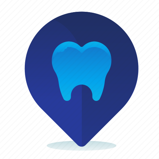 Dental, dentist, destination, location, tooth icon - Download on Iconfinder