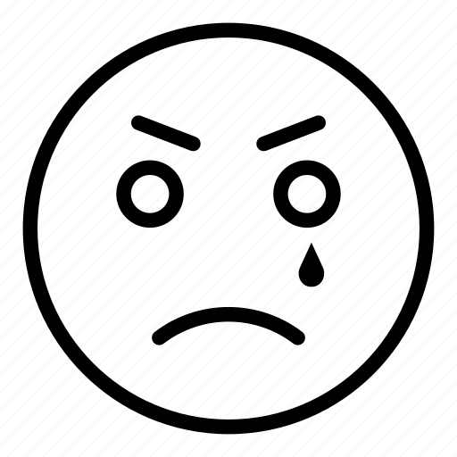 Crying, emoji, emoticon, eye, face, man, smile icon - Download on Iconfinder