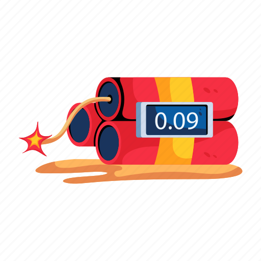 Dynamite, time bomb, bomb countdown, ticking bomb, explosive material icon - Download on Iconfinder