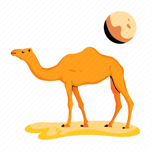 Desert living, camel, bactrian, desert animal, hump animal icon - Download on Iconfinder