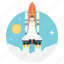 launch, missile, rocket launch, spaceship, startup 