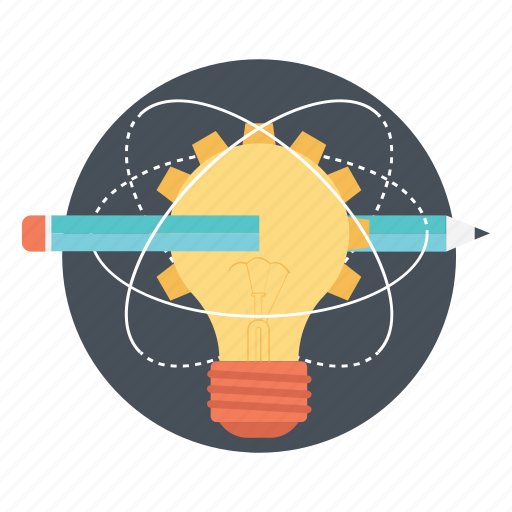Bulb pencil, creative solution, ideas inspiration, innovation, smart solution icon - Download on Iconfinder