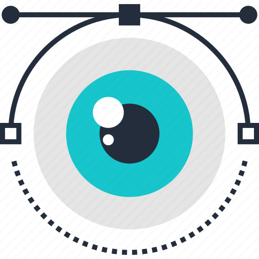 Design, eye, illustration, review, search, view, vision icon - Download on Iconfinder