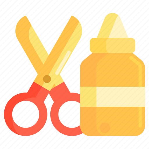 Craft, glue, scissors icon - Download on Iconfinder