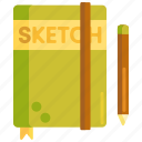 book, sketch, sketch book, sketchbook