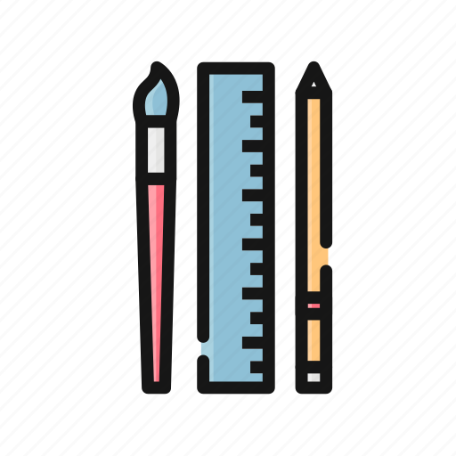 Art, design, edit, paint, pencil, ruler icon - Download on Iconfinder