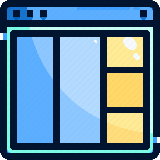 Browser, layout, square, ui, ux, website icon - Download on Iconfinder