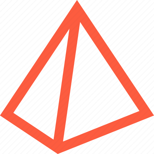 Edge, figure, form, geometrical, pyramid, shape, triangle icon - Download on Iconfinder