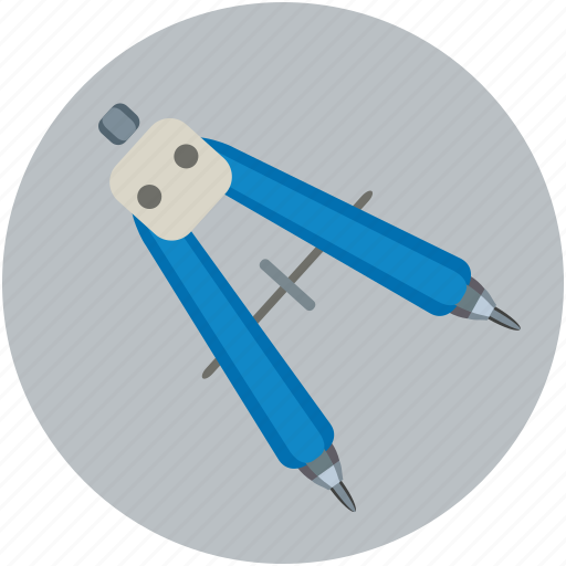 Compass point, compass shape, compass tool, design, drafting, drawing icon - Download on Iconfinder
