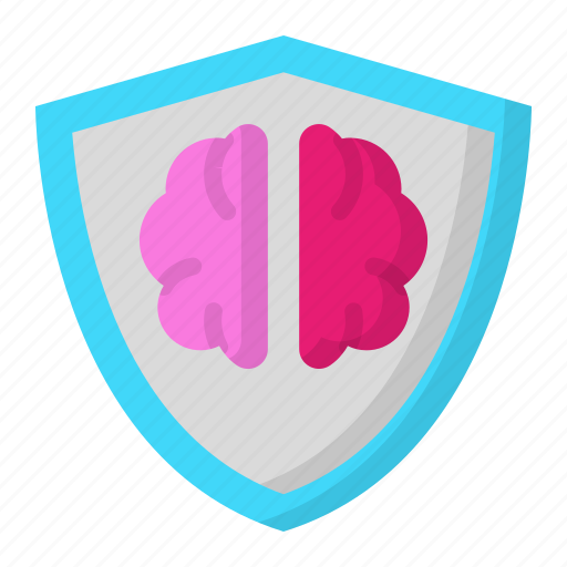 Brain, design, idea, shield, thinking icon - Download on Iconfinder