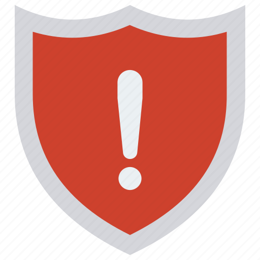 Protection, safety, security, shield, warning icon - Download on Iconfinder