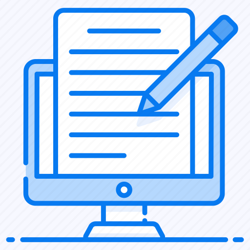 Article writing, blogging, content writing, copywriting, online blog icon - Download on Iconfinder