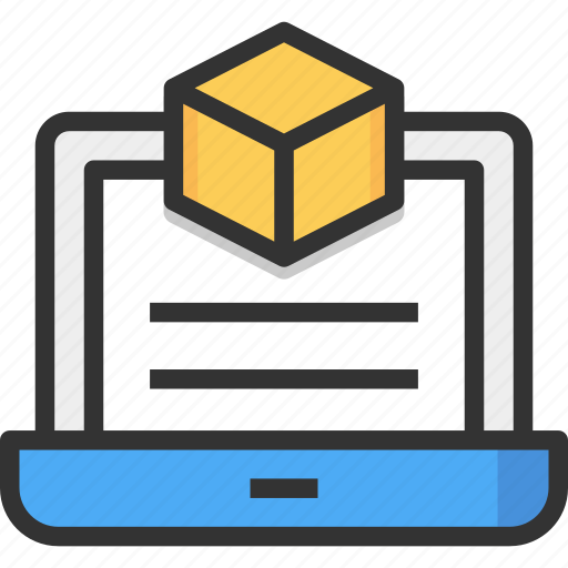 App, box, laptop, package, packaging icon - Download on Iconfinder