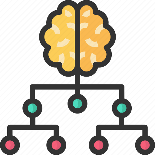 Brain, classification, futuristic, hierarchy, smartech icon - Download on Iconfinder