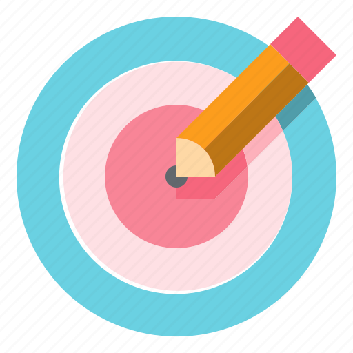 Chart, pencil, pie, presentation, target icon - Download on Iconfinder